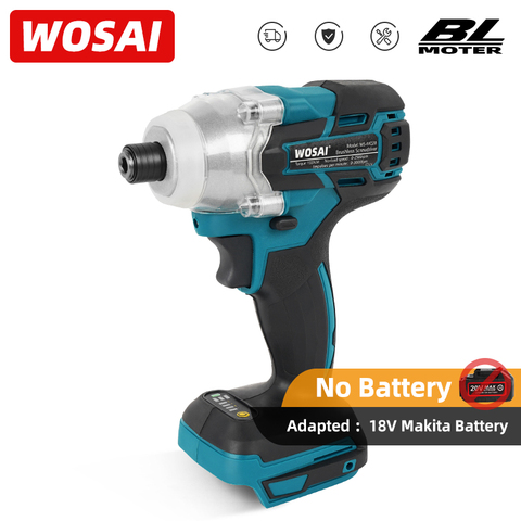 WOSAI-destornillador eléctrico inalámbrico serie MT, 20V, llave de impacto sin escobillas de velocidad, taladro recargable para batería Makita ► Foto 1/6