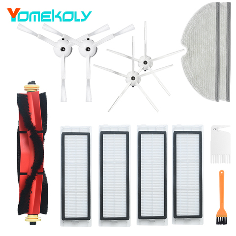 Kit de accesorios para Robot aspirador Roborock S6 MAXV S6 PURE S6 Xiaomi Mijia 1/1S, cepillo principal, Cepillo Lateral, piezas de filtro Hepa ► Foto 1/6