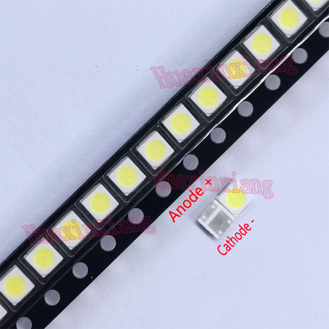 100 unids/lote Lextar alta potencia SMD LED 3030 6V 1,8 W blanco frío 150-187LM para aplicación de retroiluminación de TV ► Foto 1/3