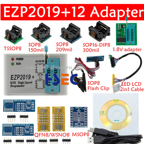 ¡Precio de fábrica! Nueva versión EZP2022, programador USB SPI de alta velocidad EEPROM, mejor que CH341A EZPO2010, adaptador minipro EZP2013 ► Foto 1/6