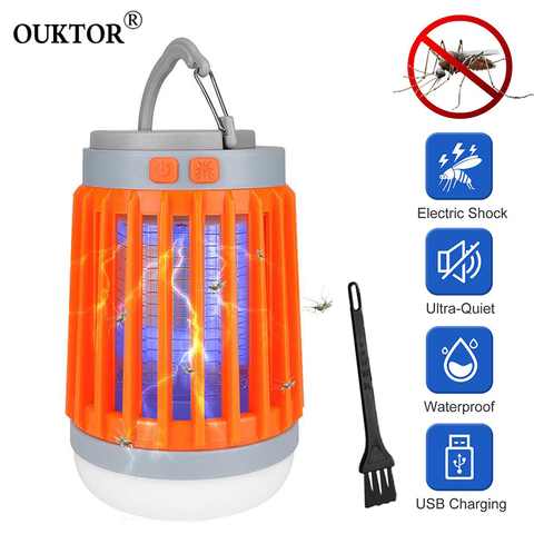 Lámpara antimosquitos 3 en 1 con USB, luz LED portátil para exteriores, repelente de insectos, moscas, trampa para mosquitos, Camping ► Foto 1/6