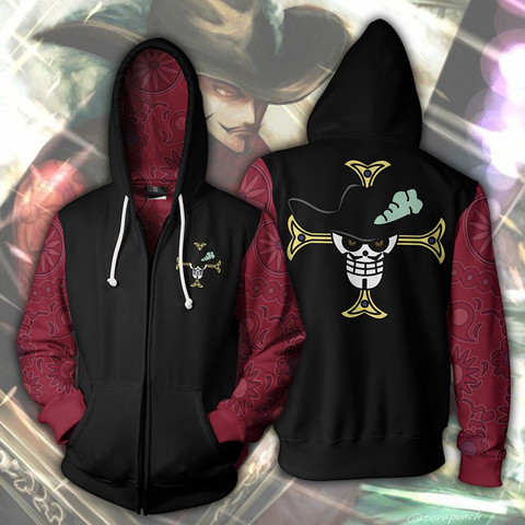 Anime una pieza Roronoa Zoro con cremallera Sudadera con capucha chaqueta de Abrigo con capucha disfraces Cosplay Unisex de moda Sudadera con capucha ► Foto 1/6