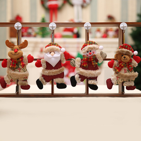 2022 Feliz Año Nuevo adornos de Navidad de regalo de Navidad de Santa Claus muñeco de nieve árbol muñeco colgante colgar decoraciones para el hogar Noel Natal ► Foto 1/6
