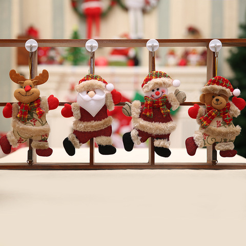 2022 Feliz Año Nuevo adornos de Navidad de regalo de Navidad de Santa Claus muñeco de nieve árbol muñeco colgante colgar decoraciones para el hogar Noel Natal ► Foto 1/6