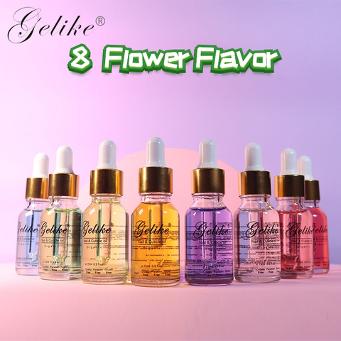 Aceite de cutícula de lirio, tratamiento de uñas, suavizante, herramienta de  reparación, Protector, 8 Flores, olor, transparente, revitalizador, 15ml -  Historial de precios y revisión | Vendedor de AliExpress - Gelike ec