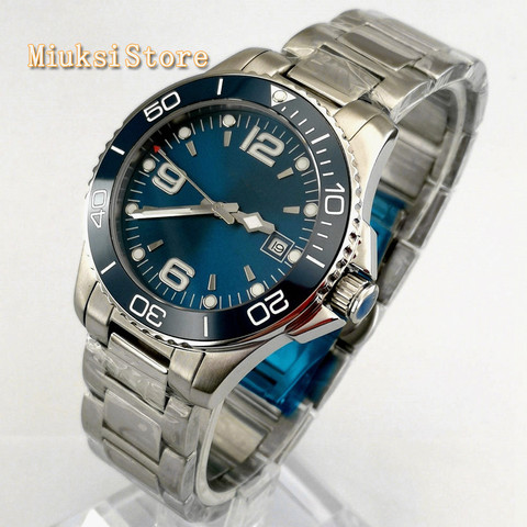 2022 de lujo de alta calidad de los hombres mecánicos automático reloj con cristal de zafiro de acero inoxidable de fecha impermeable relojes BLIGER 2937 ► Foto 1/6