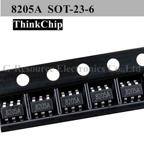 (20 pcs) 8205A SOT-23 8205 SMD protección de la batería de litio chip original nuevo ► Foto 1/6