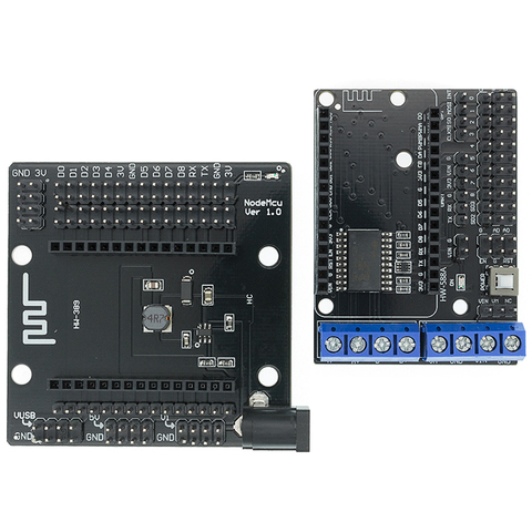 NodeMCU-placa con protección para Motor L293D/NodeMcu, Base de nodo MCU ESP8266, probador básico para Breadboard DIY, adecuado para NodeMcu V3 ► Foto 1/6