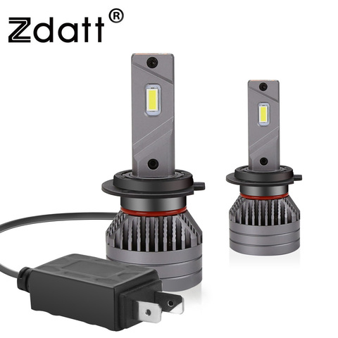 Zdatt H7 Led H4 faros Led 90W de potencia Real H11 H1 hielo lámpara 9012 de 9005 de 9006 bombillas de 9004, 9007 de 9008 16000LM del coche 12V 24V del automóvil ► Foto 1/6