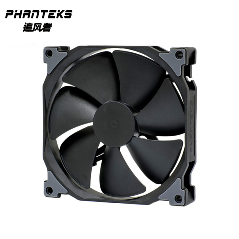 Phanteks negro, blanco PWM 12 CM, ventilador de 14 CM, ventilador de radiador 12 v, ventilador de caja de ordenador, cojinete hidráulico enchufe pwm de 4 pines PH-F120/140MP ► Foto 1/5