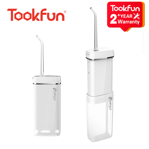 TOOKFUN-irrigador de agua Dental portátil, irrigador bucal ultrasónico para limpieza Dental por pulsos de agua ► Foto 1/6