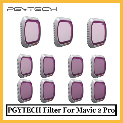 PGYTECH-Filtros de objetivo de cámara para Dron, accesorios para DJI Mavic 2 Pro UV ND4 CPL NDPL 8 16 32 64 ND ► Foto 1/6