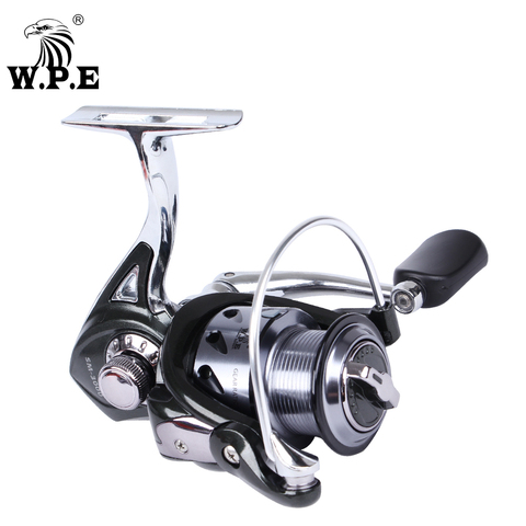 WPE acero hombre 2 carrete de pesca 2000, 3000, 4000, 5000, 6000 con 10 + 1 BB Max Drag 8 KG 5,1: 1 Relación de engranaje carrete de pesca de carpa ► Foto 1/6