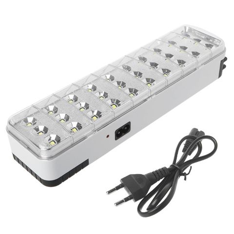 30LED multifunción luz de emergencia recargable LED lámpara de seguridad 2 modos para el campo de casa al aire libre 110-220V ► Foto 1/6