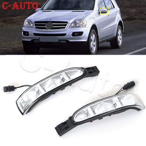 C-auto-luz de señal de giro para espejo de coche, luz lateral de giro izquierda y derecha para Mercedes Benz W164 X164 W164 ML GL300 R320 R350 R450 R500 ► Foto 1/6