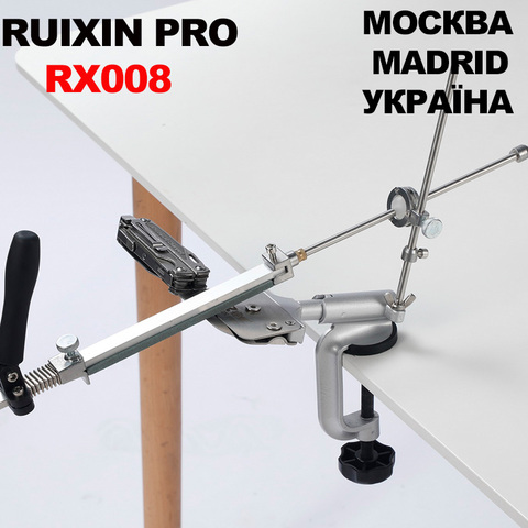 Afilador de cuchillos profesional RUIXIN PRO RX-008, sistema de molienda de cuchillos de cocina, venta al por mayor de fábrica ► Foto 1/6