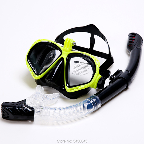 Máscara sumergible profesional, máscara de buceo, gafas de natación, equipo de buceo, soporte de cámara para Go Pro ► Foto 1/6