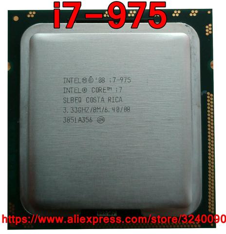 Original Intel Core i7 edición extrema i7-975 procesador i7 975 3,33 GHz 8M 4 núcleos Socket 1366 envío gratis rápido barco ► Foto 1/1