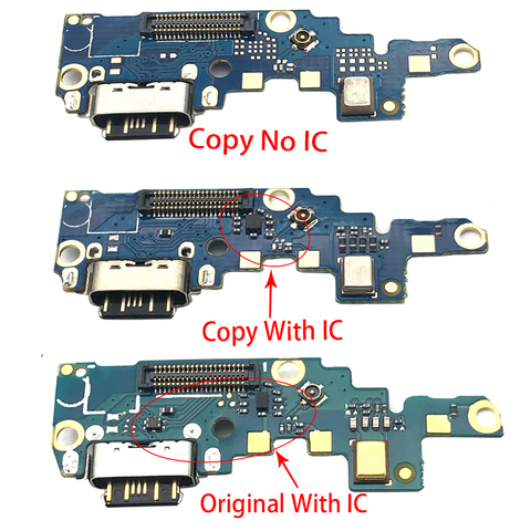 1 piezas para Nokia X6 cargador Micro USB puerto de carga Dock Connector Flex Cable reparación de piezas ► Foto 1/6