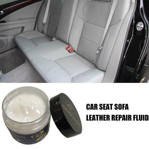 Kit de reparación de cuero de asiento de coche Kit de reparación de vinilo Auto asiento de coche sofá agujeros de cuero rascar grietas Rips líquido cuero crema de reparación ► Foto 1/6