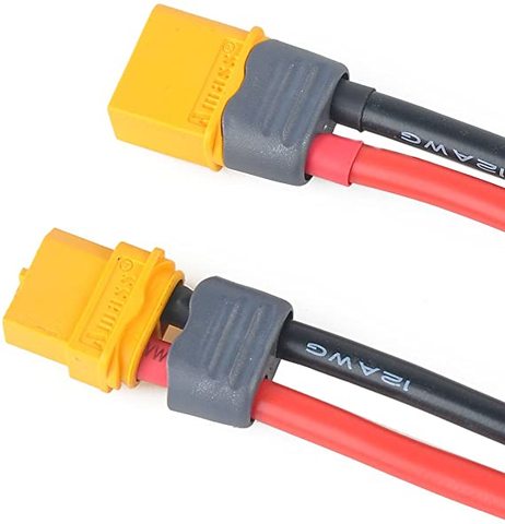 Amass-conector XT60 macho y hembra, conector XT60H con funda, 14AWG, 12AWG, cable de silicona para batería de Lipo RC, Dron FPV ► Foto 1/5