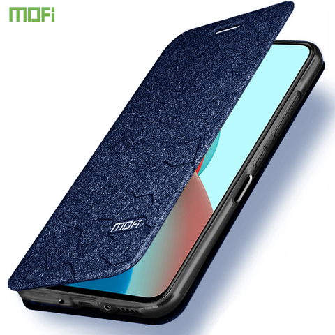 Funda de cuero PU con tapa para Xiaomi Redmi Note 9 Pro, protector completo, MOFi, libro de Redmi 9 Original, lujo, Silicona ► Foto 1/6