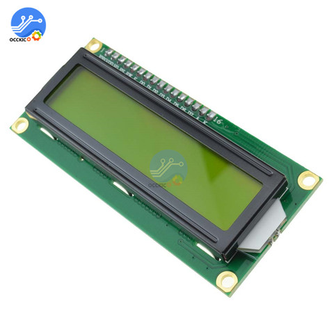 Pantalla LCD 3,3 de 1602 V, retroiluminación amarilla, 16x2 líneas, personaje blanco, LCD 1602A para Raspberry ► Foto 1/4