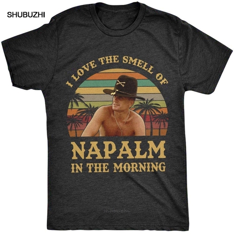 Me encanta el olor del Napalm en la mañana Retro Vintage camiseta Bill Kilgore Apocalipsis ahora para hombre/niño camiseta ► Foto 1/5