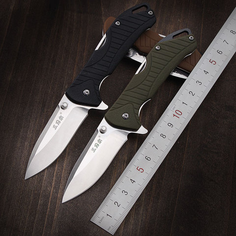 Mack Walker OEM sanrenmu 7089 bolsillo EDC Survival cuchillo plegable con clip de cinturón para viajes y camping ► Foto 1/5