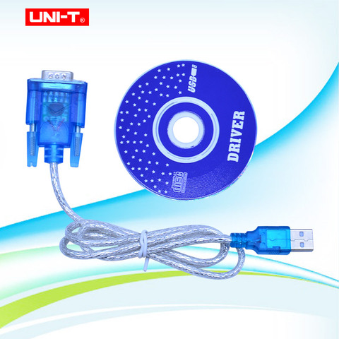 UNI-T multímetro Digital UT61E RS232 a cable USB con Software CD PC cable de transferencia para UT61A UT61B UT61C UT61D UT61E ► Foto 1/4