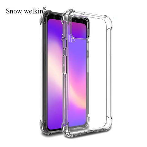 Funda de protección completa para Airbags, funda trasera transparente y suave de TPU a prueba de golpes para Google Pixel 2 3 4 5 3A 4A XL 2XL 3XL 4XL 5G ► Foto 1/6