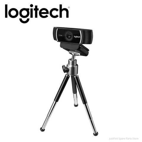 Logitech C922 Pro Autofocus cámara Web con micrófono Streaming de vídeo Web Cam 1080P Cámara Full HD con trípode ► Foto 1/6