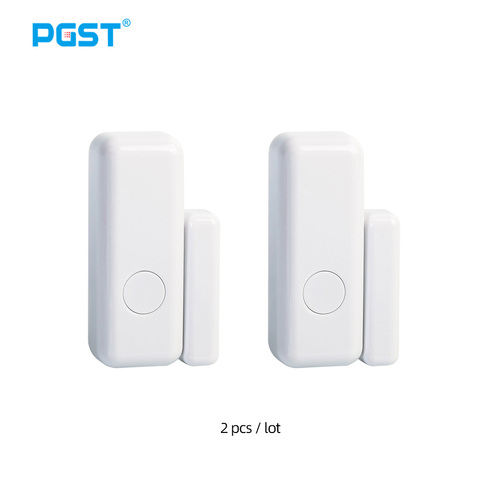 PGST-Sensor de puerta y ventana para sistema de alarma de 433MHz, alarma de Casa inalámbrica, alertas de notificación por aplicación ► Foto 1/6