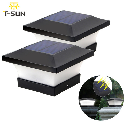 T-SUNRISE-Lámpara solar para exteriores, faro de luz LED con carga del Sol, a prueba de agua IP65, perfecto para decoración de jardines, verja, pared, patio, cabaña y vallas ► Foto 1/6