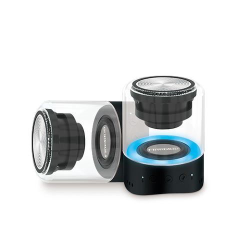 Fineblue-minialtavoz inalámbrico MK22 TWS, Bluetooth, luz LED, Mega Bass, estéreo, música, portátil, impermeable ► Foto 1/6