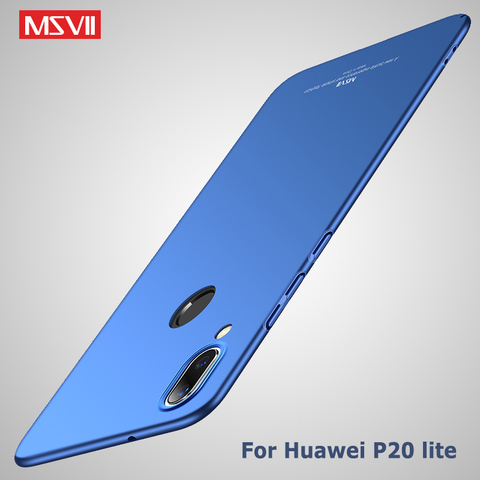 Fundas MSVII para Huawei P20 Lite, carcasa para Huawei P20 Pro, P 20 Lite, Silm PC, carcasa trasera, fundas para huawei Nova 3E ► Foto 1/6