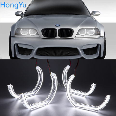 Excelente Ultra brillante estilo DTM led Ojos de Ángel anillos de halo para BMW  E46 M3 Coupe Convertible 1999-2006 xenón faros - Historial de precios y  revisión