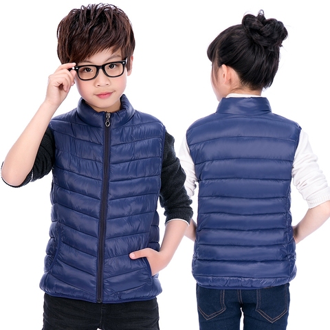 Ropa para niños niñas chaleco cálido bebé Otoño Invierno abrigos chalecos KidsToddlers gruesas chaquetas acolchadas calientes ► Foto 1/6