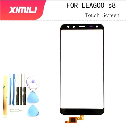 5,72 pulgadas 100% de Leagoo S8 pantalla táctil del teléfono móvil táctil de cristal frontal pantalla Panel digitalizador con herramientas libres ► Foto 1/6