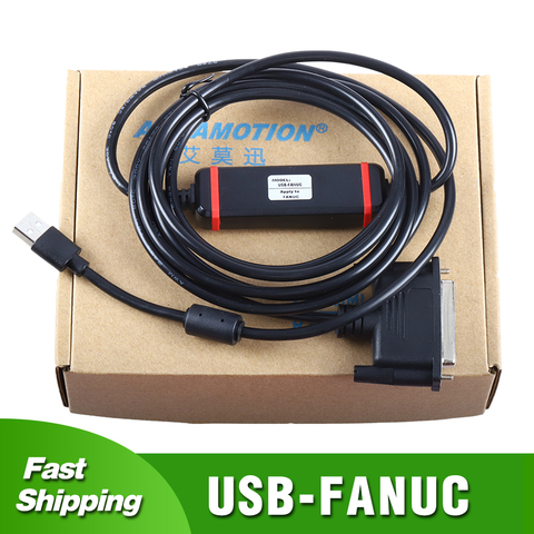 USB-FANUC para Cable de comunicación Fanuc RS232, convertidor USB, DB25, macho, CNC, Fanuc, RS232, Cable de descarga Serial ► Foto 1/3