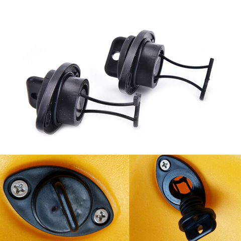 2 uds. Enchufe de drenaje Universal Kit tapón conector tornillos Kayak canoas barco ► Foto 1/6