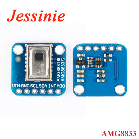 AMG8833 IR 8*8 Sensor de infrarrojos módulo de cámara termográfica Array Módulo Sensor de temperatura de la CII I2C 3-5V para Arduino ► Foto 1/6