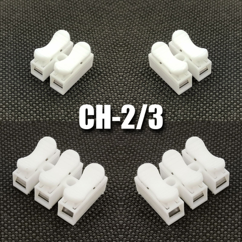 50 unids/pack G7 Color blanco modelo CH-2 CH-3 cable conector voltaje 250V bloque Terminal de cableado envío gratuito Rusia ► Foto 1/6