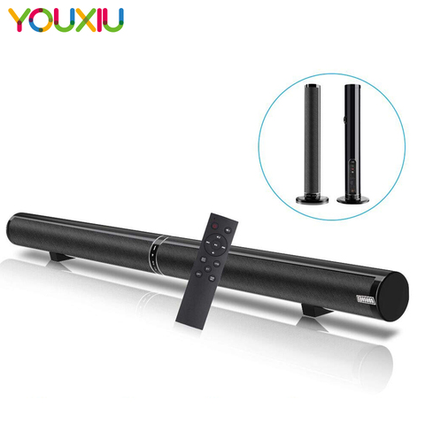 YOUXIU-Barra de Sonido de TV de 50W para cine en casa, altavoz con Bluetooth, barras de Sonido de TV desmontables, estéreo Hifi 3D, columna Dual, Subwoofer envolvente ► Foto 1/6