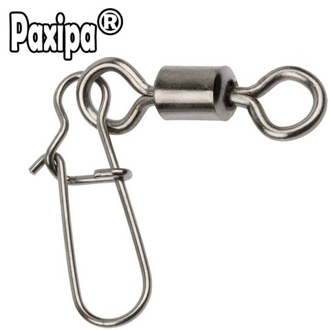 Pivote de pesca giratorio con broche de acero inoxidable, anzuelo de pesca señuelo giratorio de latón, conector, accesorios de pesca, 100 Uds. ► Foto 1/2