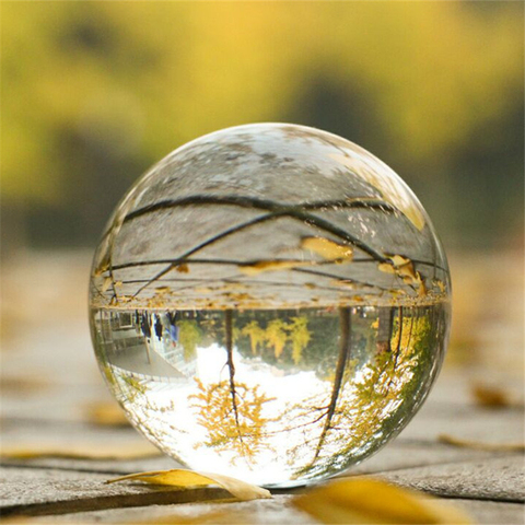 Bola de cristal transparente de cuarzo para fotografía bola de cristal transparente para decoración, Feng Shui, 3/5/6/8/10 ► Foto 1/6