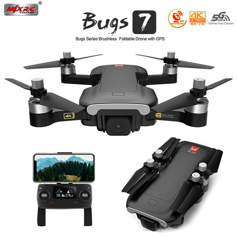 RC Profesional de GPS Drone MJX bichos 7 B7 con 4K Cámara Wifi FPV sin escobillas Motor gesto plegable helicóptero del B4W F11 ZEN K1 ► Foto 1/6