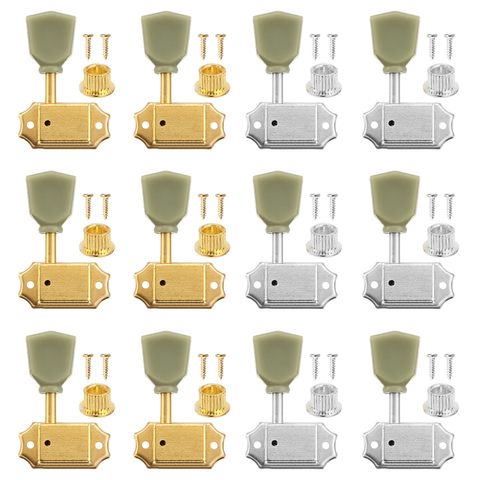 Cabezal para máquina de guitarra de acero, sintonizador 3Lx3R, clavijas de sintonización de cuerda, accesorios para Gibson Les Paul, 6 uds. ► Foto 1/6