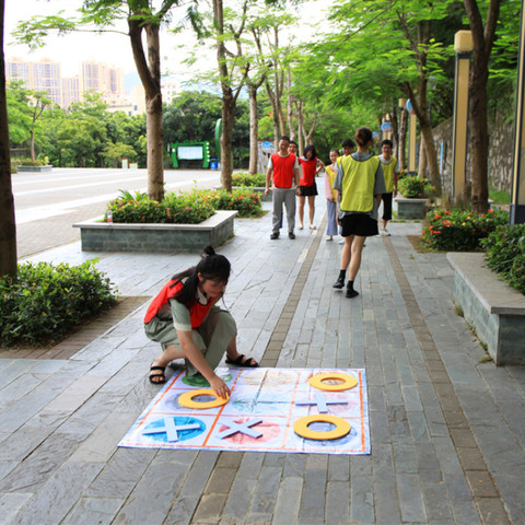 Giant Gobang-juegos al aire libre, juguetes deportivos, relé de carrera, equipo de construcción, juego de trabajo en equipo, velocidad, juego intelectual para niños, familia ► Foto 1/6