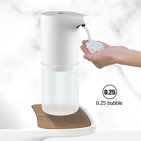 Dispensador automático de jabón para baño con Sensor de inducción infrarrojo con carga USB, lavadora de manos, cocina, envase de desinfectante para las manos ► Foto 1/6